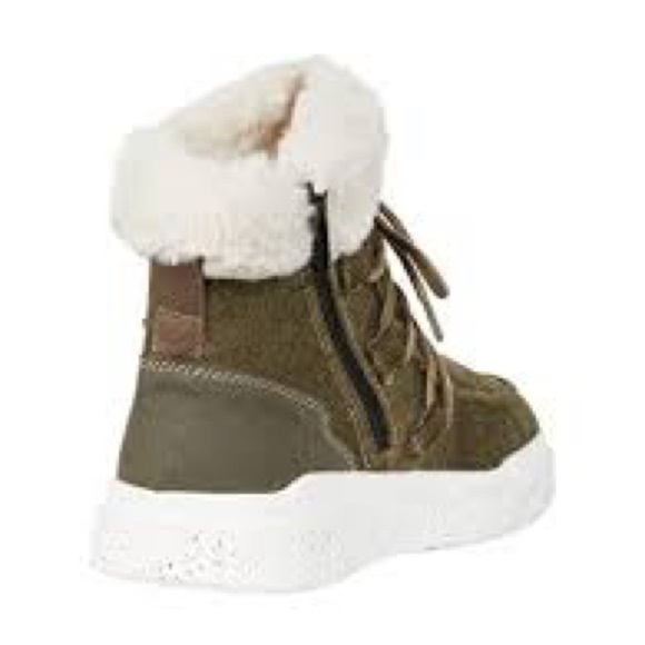 Romika White and Green Winter Rain Boots with Fur Lining - Picture 5 of 8